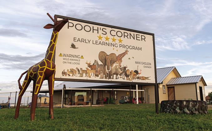 Good news at Pooh’s Corner in Aspermont, having not only earned a top-tier rating with the Texas Rising Star Program, the county and city also recently extended the facility the maximum allowable tax exemption. Photo by Jeff Hurt