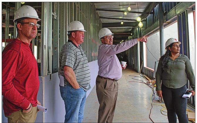 Roby CISD Board tours new facility, approves administrative contracts